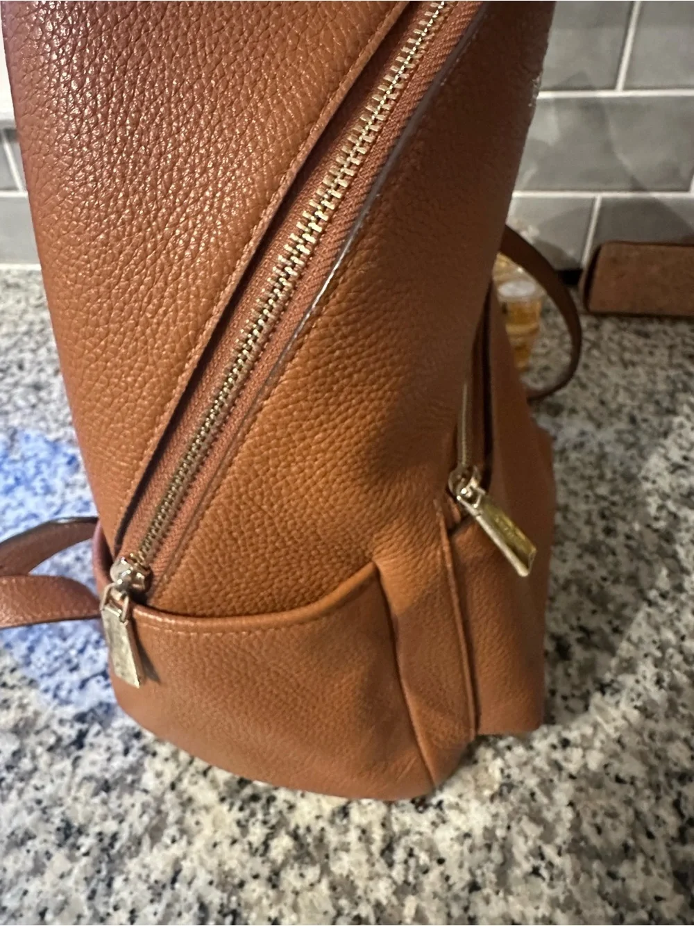 kate spade New York Small Leather Backpack - Brown